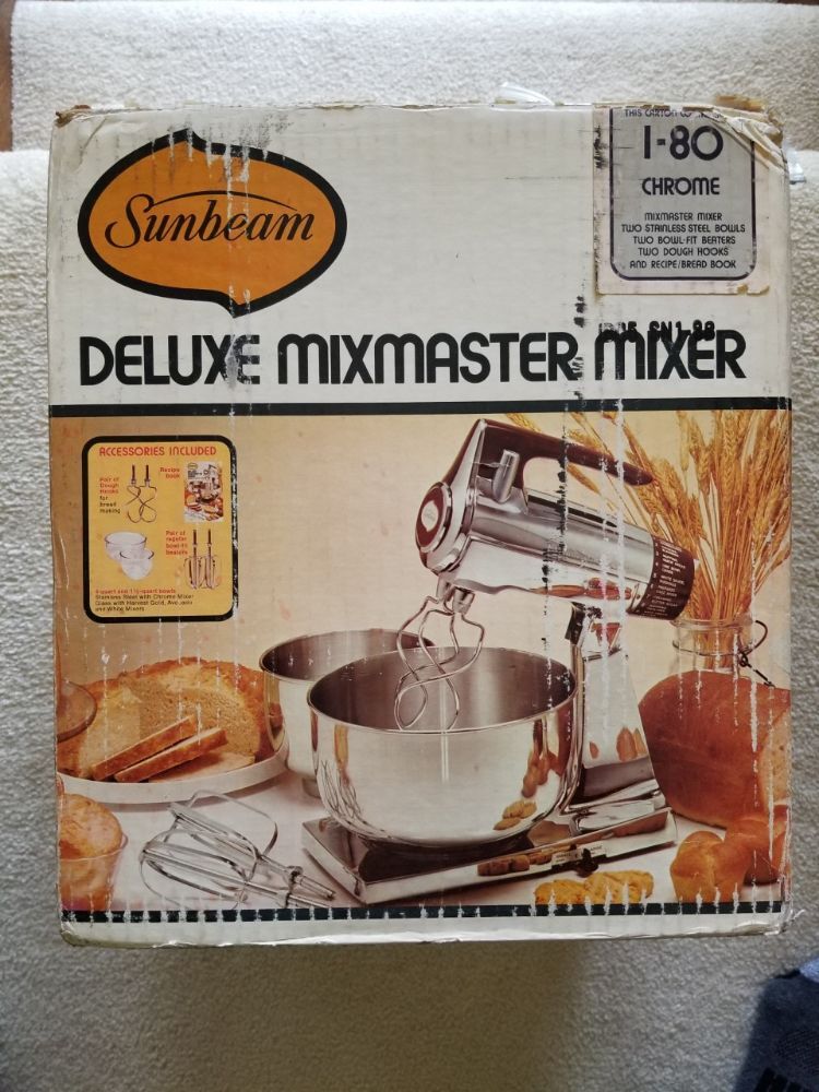 Sunbeam Mixmaster Classic, Stainless Steel, Dough Hooks Set for