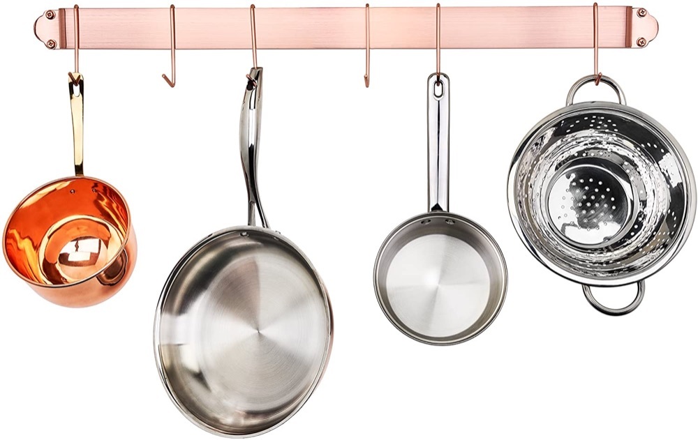 Stainless Steel Set of Pots and Pan Copper Bottom Cookware 1960's Pots With  Covers Frying Pan,vintage Cookware Set Hanging Pots and Pan 
