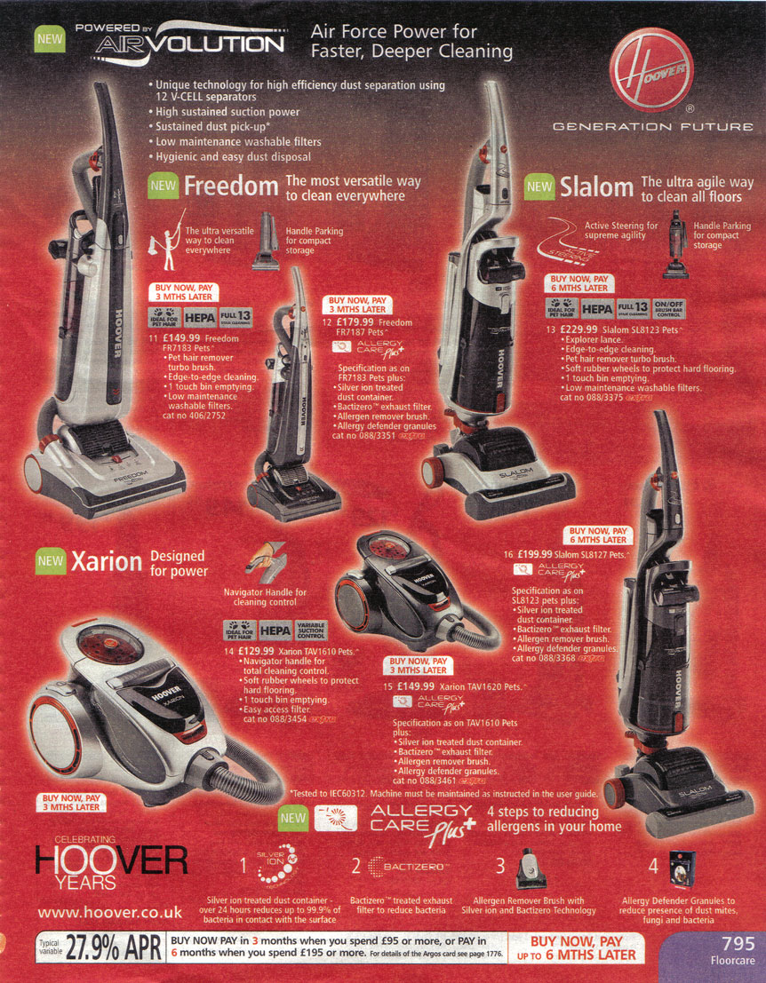 hoover toy argos